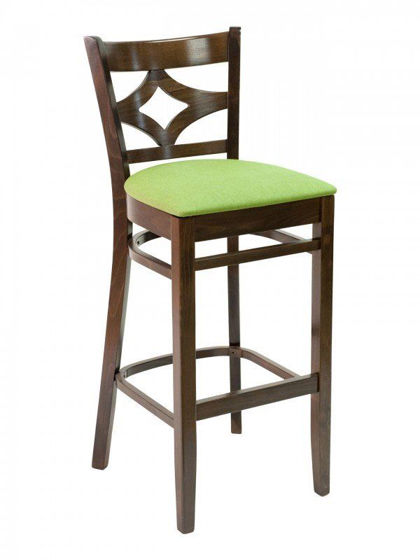 Picture of CON-02B florida seating wood bar stool