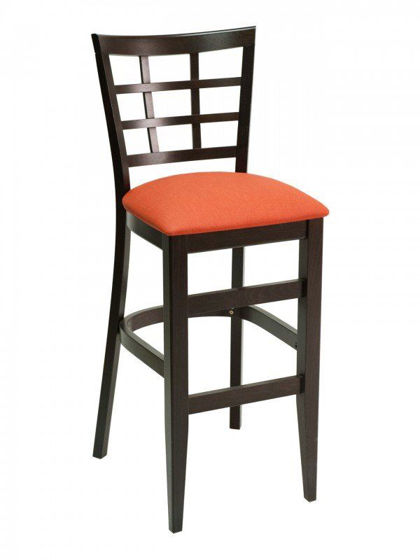 Picture of CON-03B florida seating wood bar stool