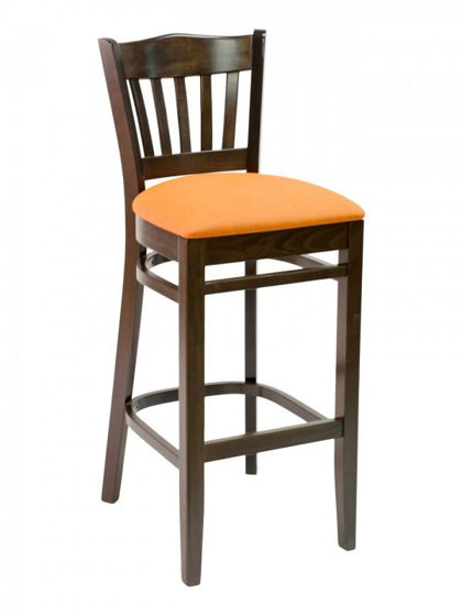 Picture of CON-06B florida seating wood bar stool