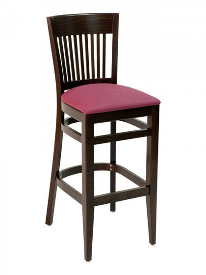 Picture of CON-915B florida seating wood bar stool