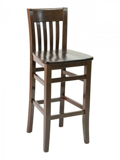 Picture of FLS-03B florida seating wood bar stool
