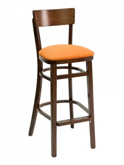 Picture of FLS-08B0 florida seating wood bar stool