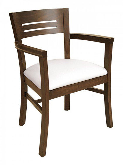 Picture of CN-203A florida seating wood dining restaurant arm chair
