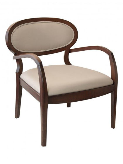 Picture of CN-305A florida seating wood dining restaurant arm chair