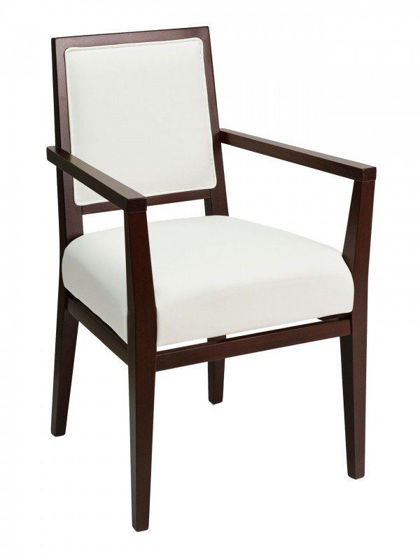 Picture of CN-672A florida seating wood dining restaurant arm chair