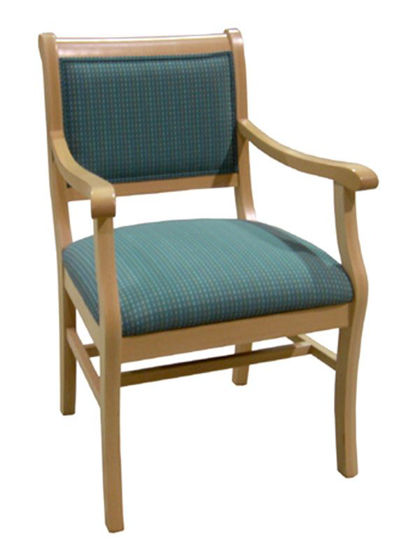 Picture of HC-394 florida seating wood dining restaurant chair with upholstery