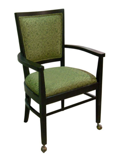 Picture of HC-980 florida seating wood dining restaurant chair with upholstery