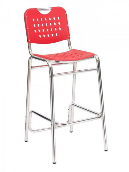 Picture of BAL-03 florida seating aluminum dining restaurant bar stool