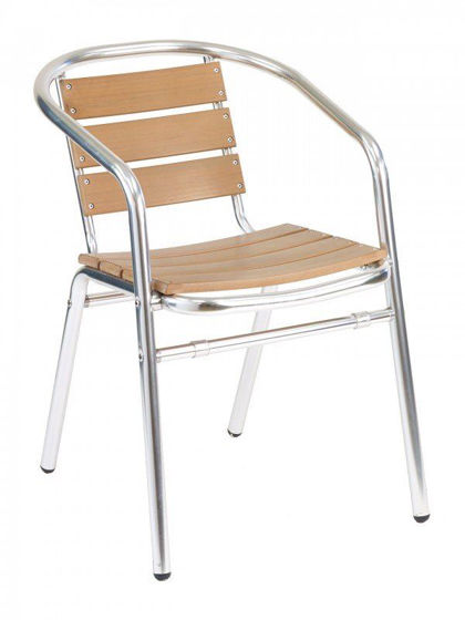 Picture of AL-302 florida seating aluminum dining restaurant chair