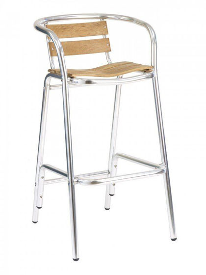 Picture of BAL-53 florida seating aluminum dining restaurant bar stool