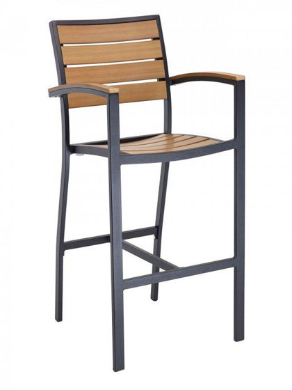Picture of BAL-5602 florida seating aluminum dining restaurant bar stool