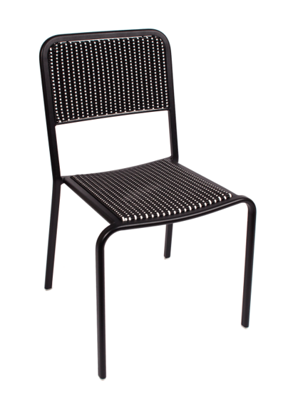 Picture of DV553BWBL Rio Stacking Alum Side Chair