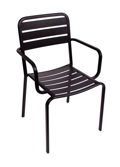 Picture of DV352BL Vista Stacking Alum Arm Chair