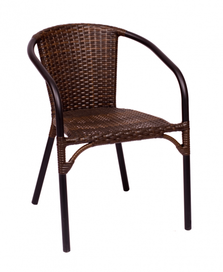 Picture of MS11CBBBL Marina Arm Chair Powder Coat