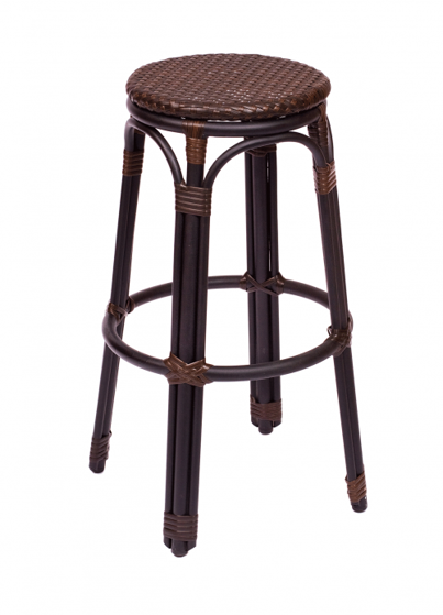 Picture of MS10BBBBL Marina Backless Barstool Powder Coat