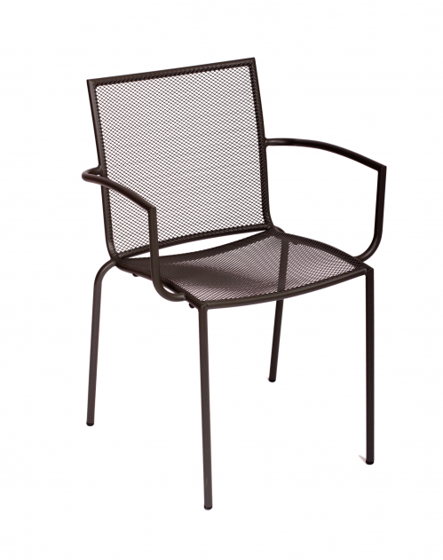 Picture of DV548A Abri Mesh Arm Chair Anthracite