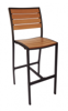 Picture of PH102BTKSV Largo Side Barstool Synthetic Teak 