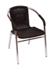 Picture of MS21CTN Madrid Arm Chair Wicker Anodized Aluminum