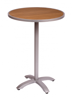 Picture of PH24RTKSVU Longport Round Synthetic Teak Top - Umbrella Hole Optional