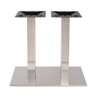 Picture of PHTB1630SS Elite Rectangle Table base 304 Stainless Steel Double Square Columns