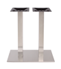 Picture of PHTB1630SS Elite Rectangle Table base 304 Stainless Steel Double Square Columns