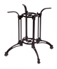 Picture of PHTB502 Boca 33" and Trestle Aluminum Table Base Black Powder Coat 