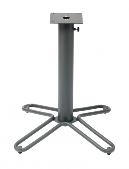 Picture of DVTB2828AU Fabia Base For 30" Top Anthracite Powder Coat (Umbrella Is Held By Table Base Column)