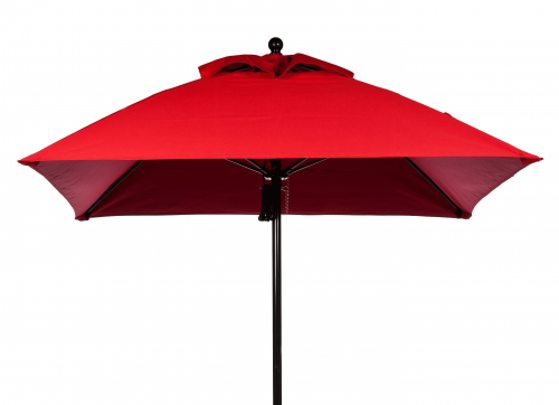 Picture of U6.5FBL-BL Four panel Umbrella, Fiberglass Frame, Aluminum pole