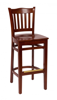 Picture of LWB7218HOBLV Princeton School Barstool Chair Vinyl Seat