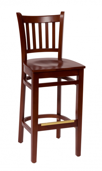 Picture of LWB102BLBLW Delran Barstool Chair Wood Seat