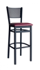 Picture of 2161BBLV-SB Polk Barstool Perforated Back Vinyl Seat