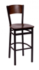 Picture of 2150BBLV-CHSB Dale Barstool Wood Back Vinyl Seat