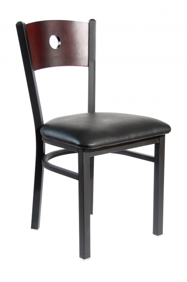 Picture of 2152CCHW-CHSB Darby Chair Circle Back Wood Seat