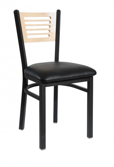 Picture of 2151CBLV-CHSB Espy Chair Slot Back Vinyl Seat