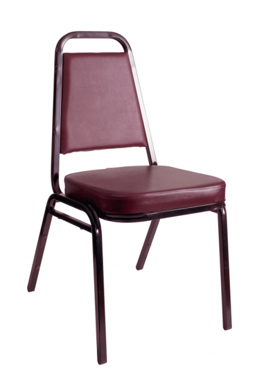 Picture of DC2082-BL/BL Montour Stack Chair Black or Brown Frame - Vinyl Seat