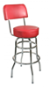 Picture of RBWB-RD Double Ring Barstool With Back