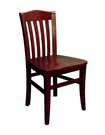 Picture of ERP-B1030 Beechwood Vertical Slat Chair