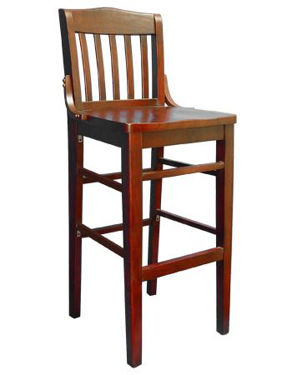 Picture of ERP-B1037-BS Beechwood Schoolhouse Barstool