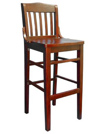 Picture of ERP-B1037-BS Beechwood Schoolhouse Barstool