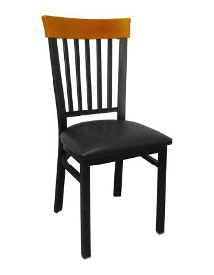 Picture of ERP-139 Vertical Slat Back Metal Chair