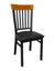 Picture of ERP-139 Vertical Slat Back Metal Chair