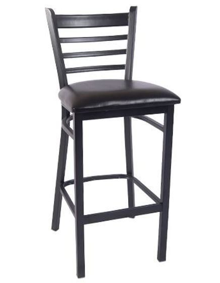 Picture of ERP-131-BS Ladder Back Metal Barstool-1