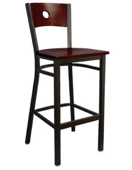 Picture of ERP-163-BS Circle Back Metal Barstool