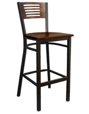 Picture of ERP-162-BS 5 Slats Metal Barstool