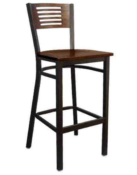 Picture of ERP-162-BS 5 Slats Metal Barstool