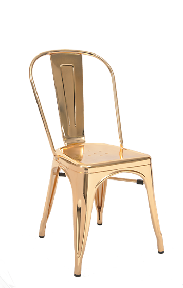 Picture of ERP-223 Steel Chair in Gold Finish