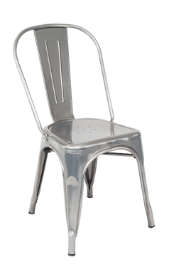 Picture of ERP-11C Clear Coat Tolix Style Metal Chair