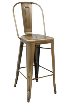 Picture of ERP-224-BS Steel Bar Stool in Copper Finish