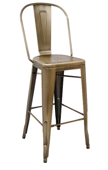Picture of ERP-224-BS Steel Bar Stool in Copper Finish