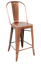 Picture of ERP-225-BS Steel Bar Stool in Brass Finish